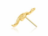 Junipurr Textured Gold Snake Pin End