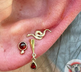 Junipurr Textured Gold Snake Pin End