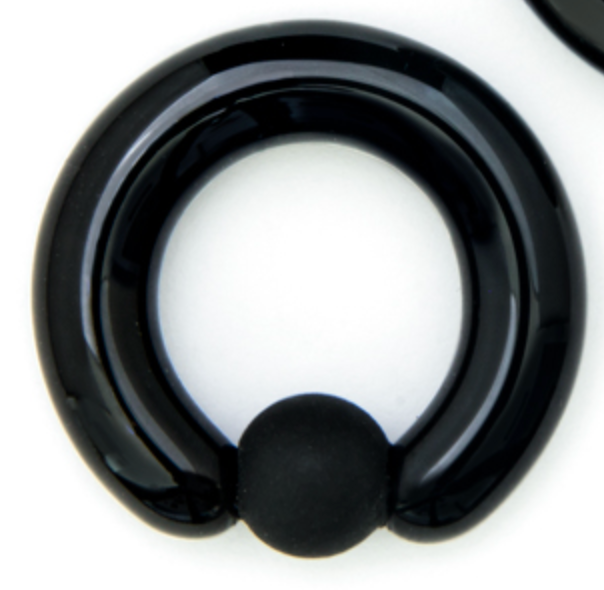 Glass captive 2025 bead ring