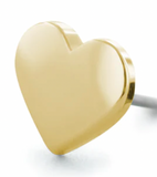 Neo Gold Heart Pin End-NEW!