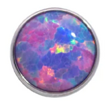 Cabochon Gem Threadless Pin Ends