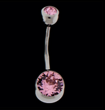 Khrysos Double Gem Curved Barbell