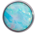 Titanium Cabochon Pin End by Junipurr Jewelry