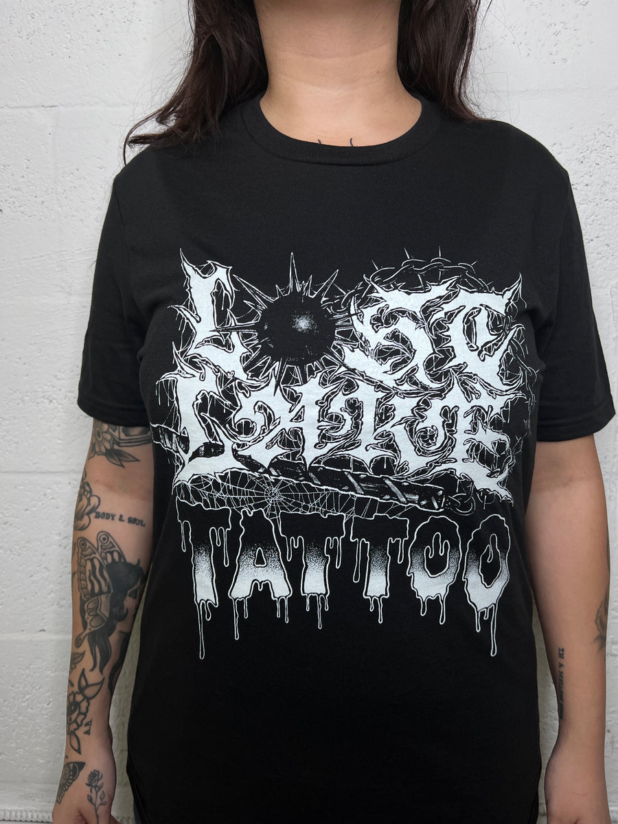 T-Shirt w/ Small Logo – Lost Lake Tattoo & Piercing Co.