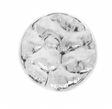 Buddha Hammered Disk Gold Pin End