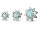 Sun Cabochon Pin End