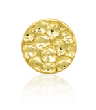 Junipurr Gold Hammered Disk Pin End