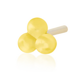 Junipurr Gold Tri-bead Pin