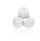 Junipurr Gold Tri-bead Pin