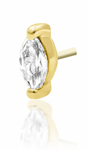 Junipurr Marquise Gold Pin End