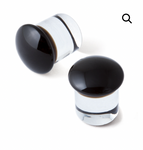 GG Black Front Glass Plugs