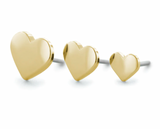Neo Gold Heart Pin End-NEW!