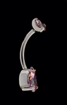 Khrysos Pear Cut Gem Barbell