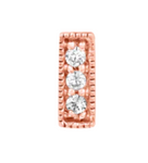 Ember Gold Bar Pin End with gems