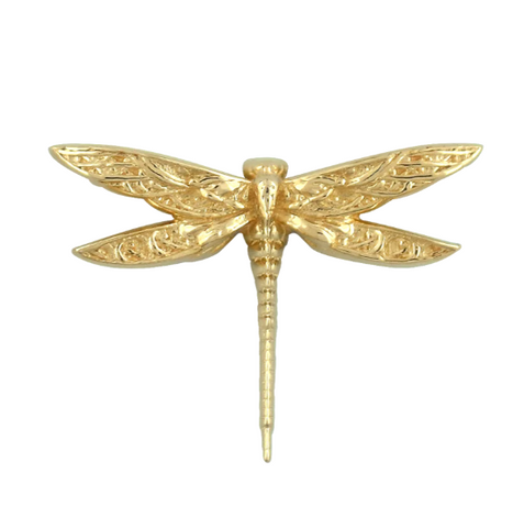 Dragonly Gold Pin End by Anatometal