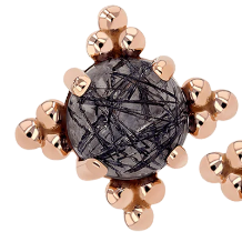 Zia Gold Pin End by Anatometal