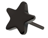 Black PVD Star Pin End