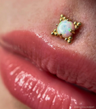 Zia Gold Pin End by Anatometal