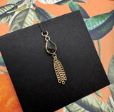 Hialeah Ombligo Gold Navel Tassel 1