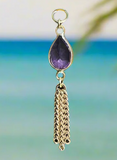 Hialeah Ombligo Gold Navel Tassel 1