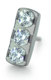 Gem Bar Pin End