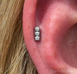 Gem Bar Pin End