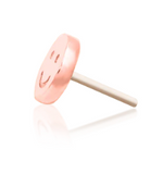 Smile Gold Pin End by Junipurr Jewelry
