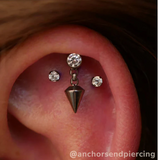 Spear Dangle Pin End