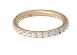 Solstice Pavé Gold Coated Clicker