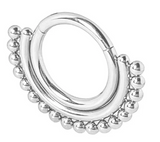 Halo Beaded Titanium Clicker