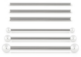 TL Straight Barbell Post Only (Threadless)