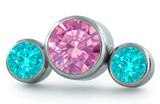 Gem Cluster Pin End