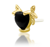 Salem Gold Pin End by Junipurr Jewelry