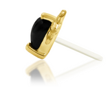 Salem Gold Pin End by Junipurr Jewelry