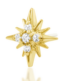 Supernova Gold Pin End by Junipurr Jewelry