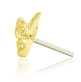 Deaths-head Moth Gold Pin end by Junipurr Jewelry