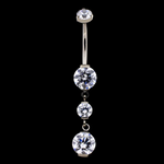 Khrysos Dangling Gem Barbell