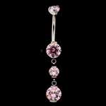 Khrysos Dangling Gem Barbell