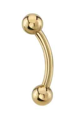 BVLA Gold Curved Barbell