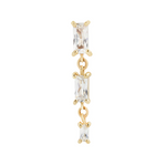Buddha Harlow CZ Gold Pin End