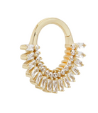 Buddha Hypnotic CZ 14K Solid Gold Clicker