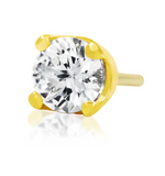 Junipurr Gold Prong-set Gem CZ